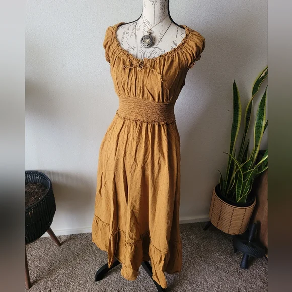 Old Navy autumn brown dress - Picture 5 of 8